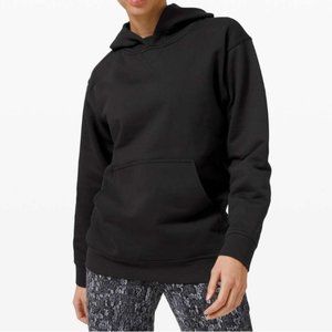 Lululemon All Yours Cotton Black Fleece Hoodie